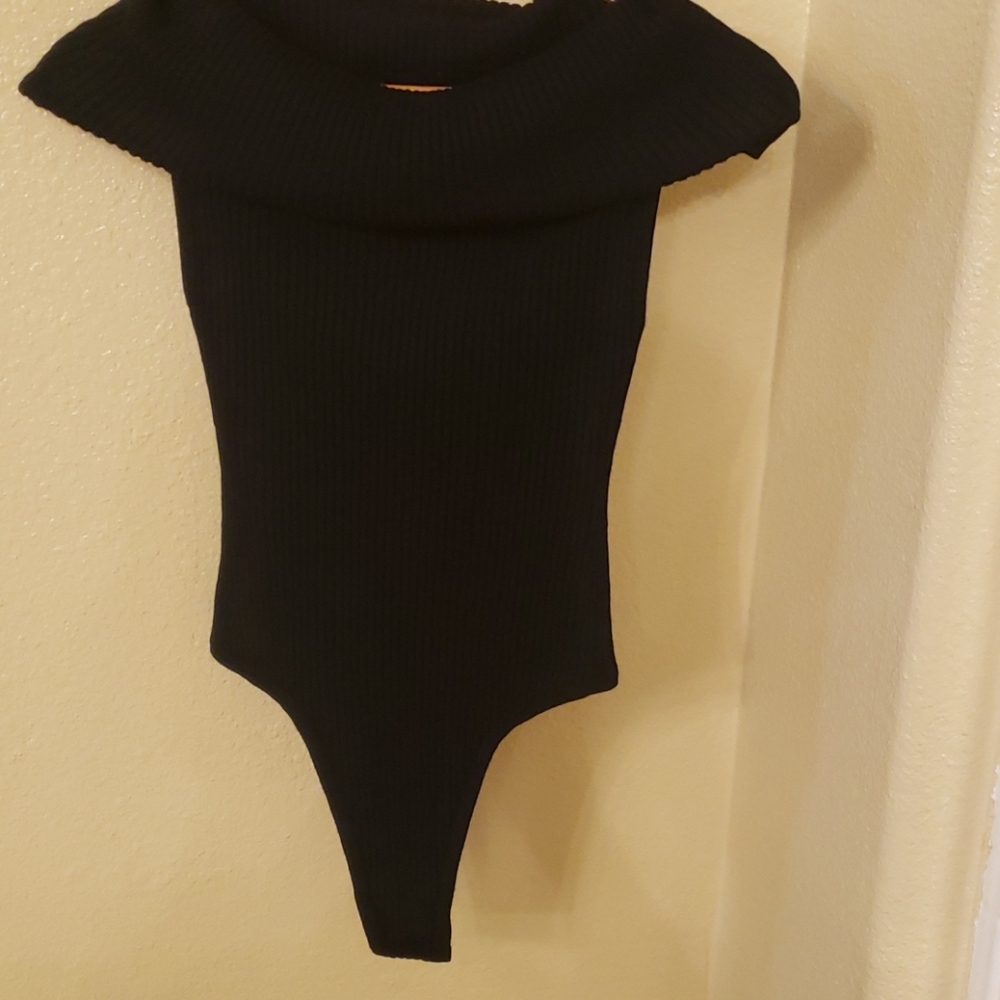 Black Free people Bodysuit
